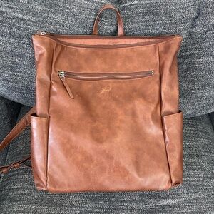 Freshly Picked leather diaper bag/backpack